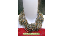 Chockers Buterfly mix Beading Necklaces